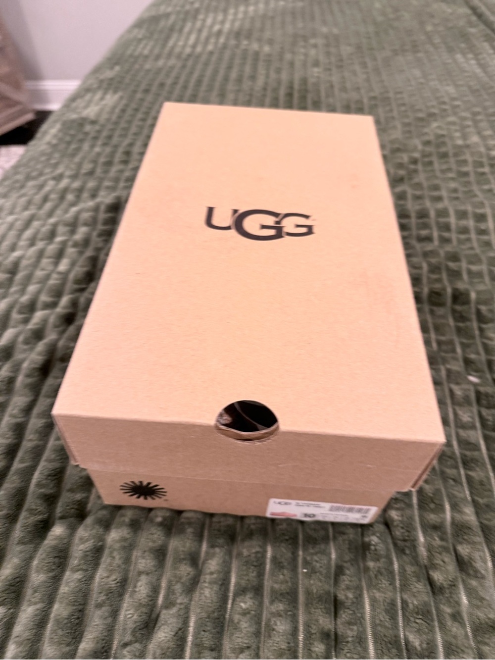 UGG Tan Cardboard Shoe Box